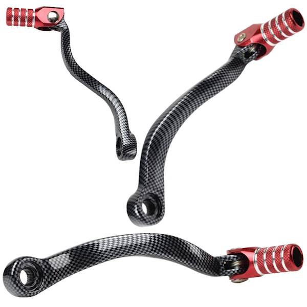 DŹWIGNIA ZMIANY BIEGÓW DO KTM CZERW/CARBON