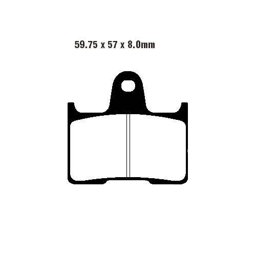Klocki hamulcowe EBC FA254 do BMW Harley Davidson