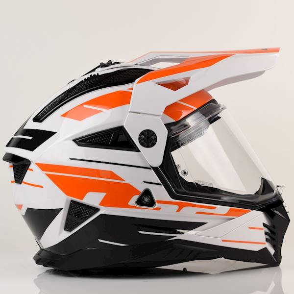Kask LS2 MX702 Pioneer II Namib White Orange XS
