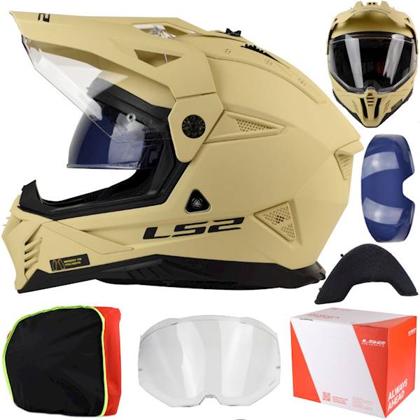 Kask LS2 MX702 Pioneer II Solid Matt Desert M