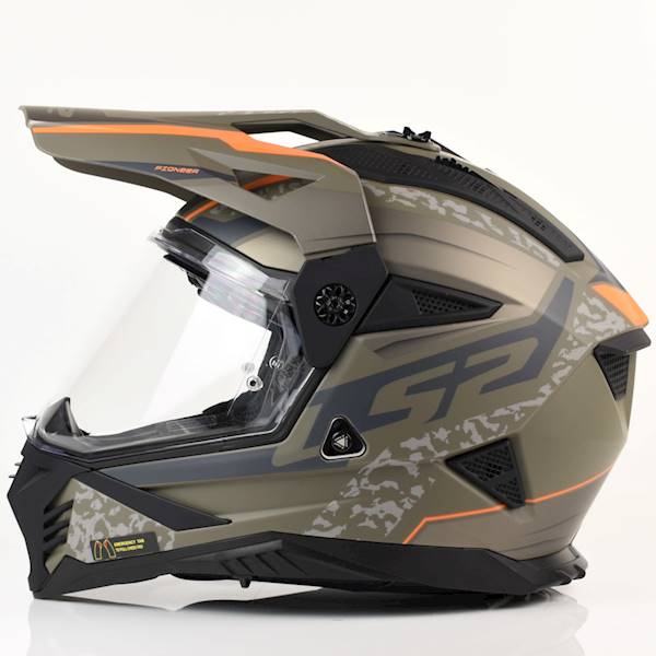 Kask LS2 MX702 Pioneer II Devor Matt Sand XL