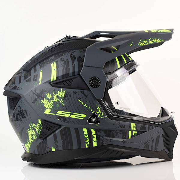Kask LS2 MX702 Pioneer II Crazy M. Bl. H-V Yel M