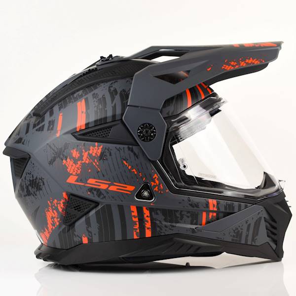 Kask LS2 MX702 Pioneer II Crazy Black Red XS