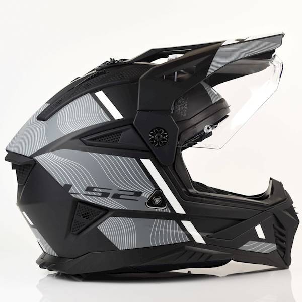 Kask LS2 MX702 Pioneer II Hill Matt Bl. White XXL