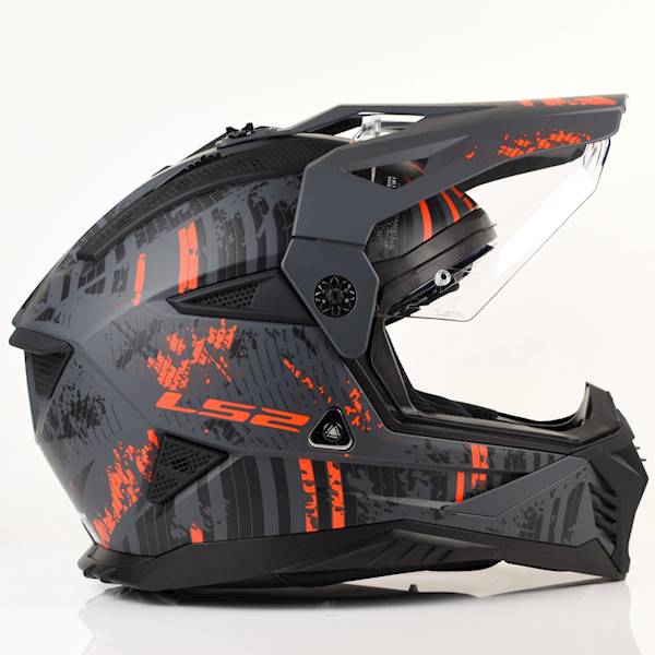 Kask LS2 MX702 Pioneer II Crazy Black Red XL
