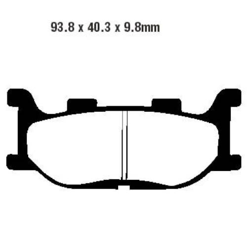 Klocki hamulcowe EBC FA199 do Yamaha FZ6/MT-03/TDR