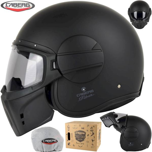Kask Caberg Ghost X Solid czarny mat XXL