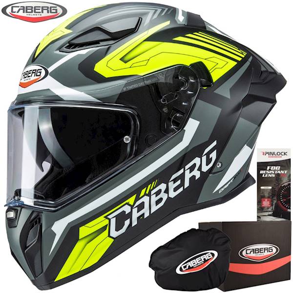 Kask Caberg Drift Evo II Jarama czarny mat/szary/ż