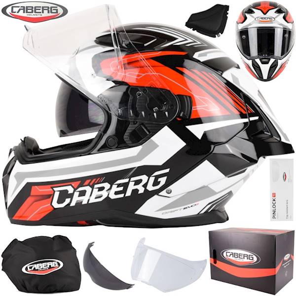 Kask Caberg Drift Evo II Jarama czarny/czerwony/bi