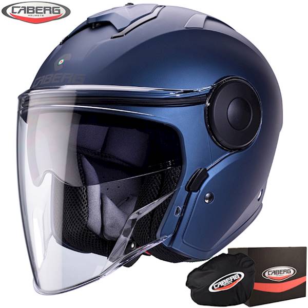 Kask Caberg Soho Solid niebieski mat Yamaha