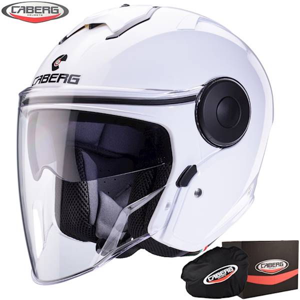 Kask Caberg Soho Solid biały połysk L