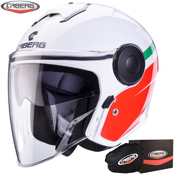 Kask Caberg Soho Zephyr biały/zielony/czerwony XL