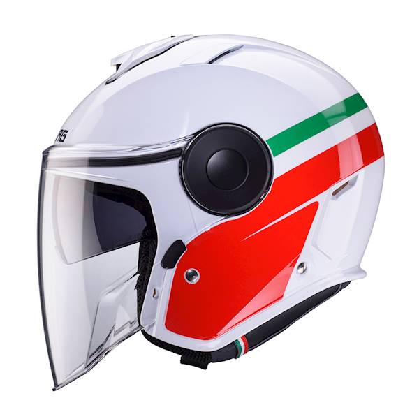 Kask Caberg Soho Zephyr biały/zielony/czerwony XL