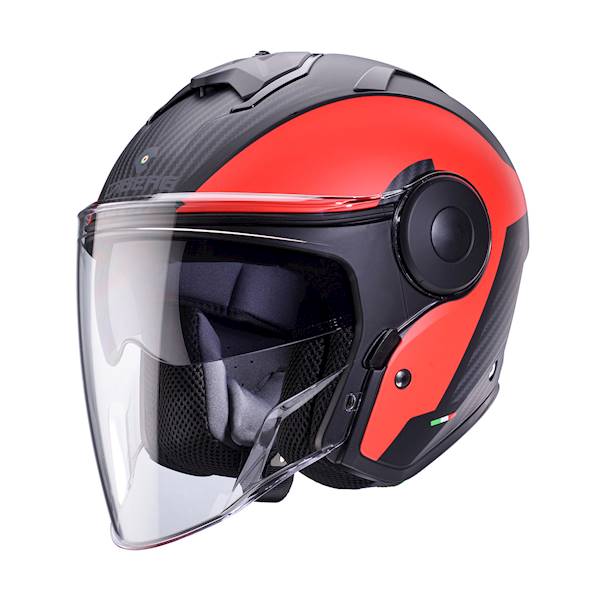 Kask Caberg Soho Milano czarny mat/czerwony L