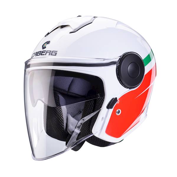 Kask Caberg Soho Zephyr biały/zielony/czerwony XS