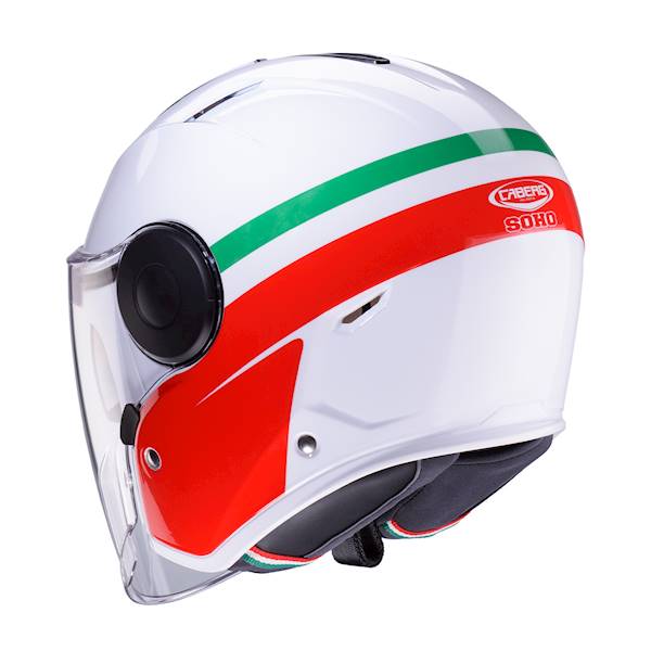Kask Caberg Soho Zephyr biały/zielony/czerwony XS