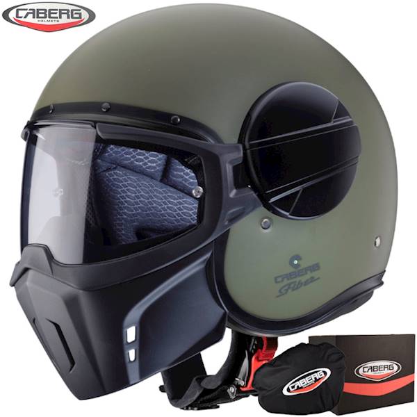 Kask Caberg Ghost X Solid zielony mat military gre