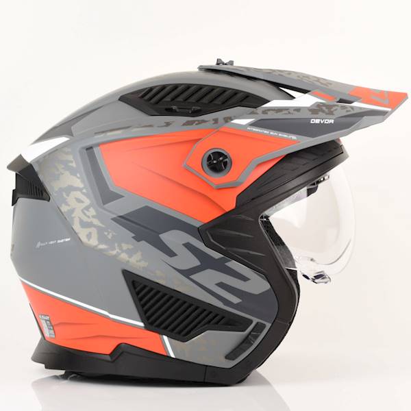 Kask LS2 OF606 Drifter Devor M.Sil Tit Red XXL