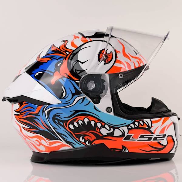 Kask LS2 FF808 Stream II Inferno Wh.Blue XL