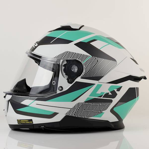 Kask LS2 FF808 Stream II Road M. Cyan Grey XXL