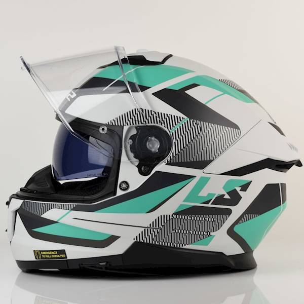 Kask LS2 FF808 Stream II Road M. Cyan Grey XXL