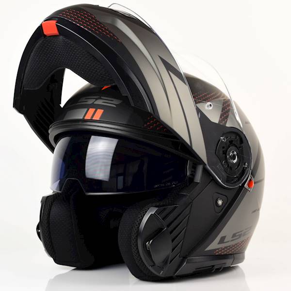Kask LS2 FF908 Strobe II Code M. Black Grey L