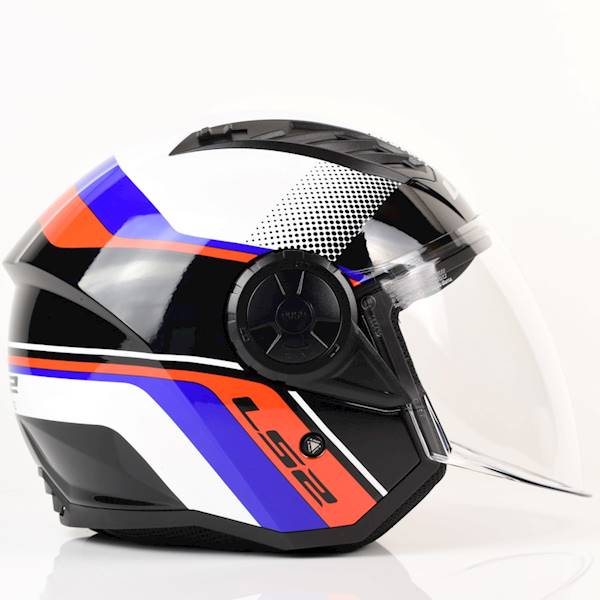 Kask LS2 OF616 Airflow II Rush Wh. Blue Red 3XL