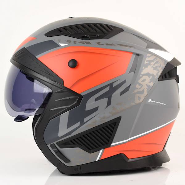 Kask LS2 OF606 Drifter Devor M.Sil Tit Red XS