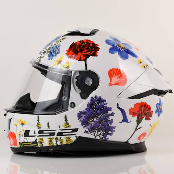 Kask LS2 FF808 Stream II Flowers White S