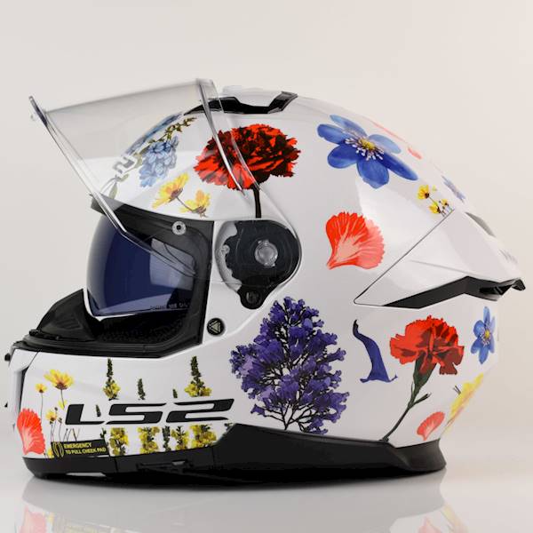 Kask LS2 FF808 Stream II Flowers White S