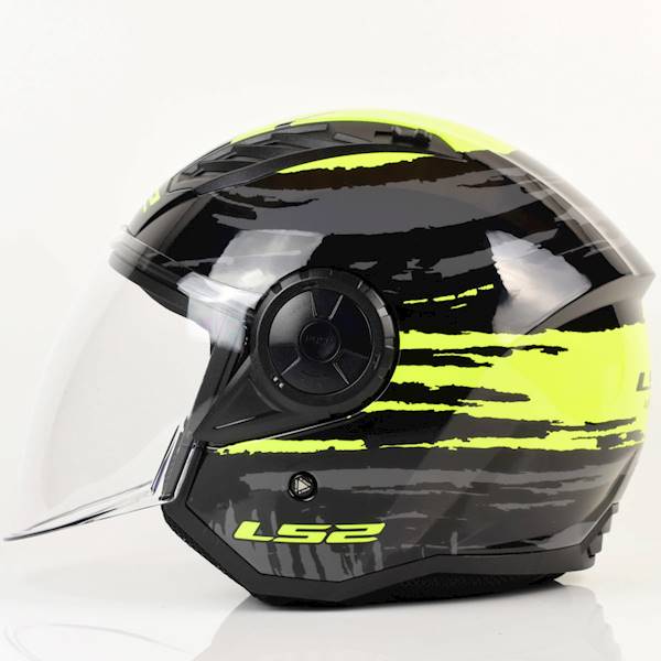 Kask LS2 OF616 Airflow II Brush Bl. H-V Y. XXL
