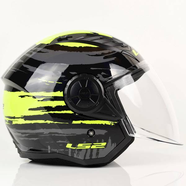 Kask LS2 OF616 Airflow II Brush Bl. H-V Y. XXL