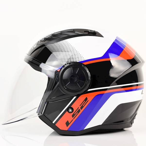 Kask LS2 OF616 Airflow II Rush Wh. Blue Red L