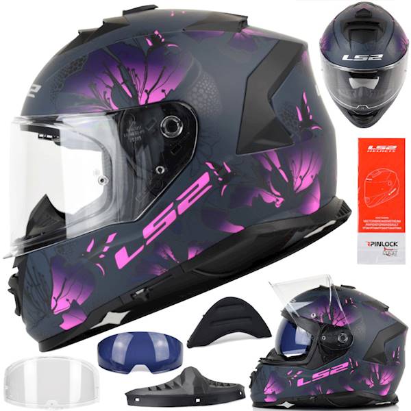 Kask LS2 FF800 Storm II Burst M. Black Pink XXL