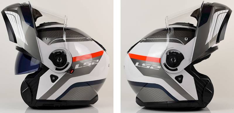 Kask LS2 FF908 Strobe II Monza Wh. Blue Red XXL