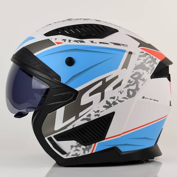 Kask LS2 OF606 Drifter Devor M.White Blue L