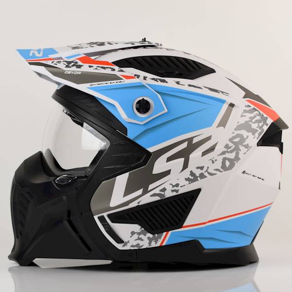 Kask LS2 OF606 Drifter Devor M.White Blue M