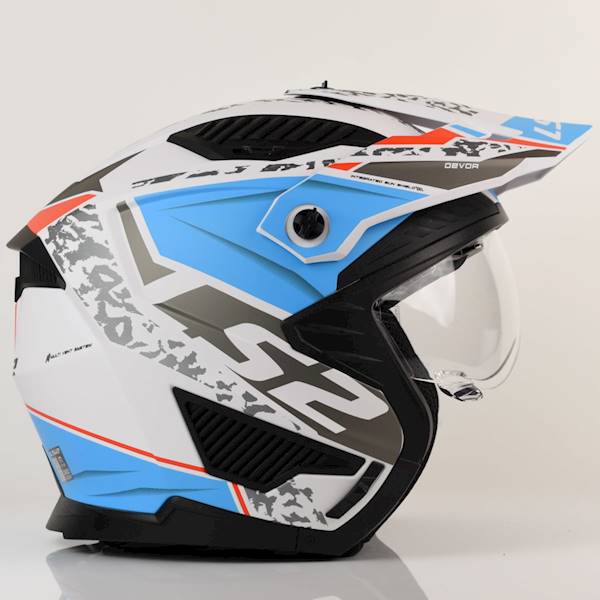 Kask LS2 OF606 Drifter Devor M.White Blue M