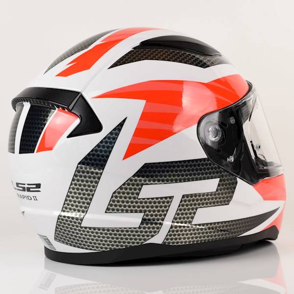 Kask LS2 FF353 Rapid II Grid White Red L