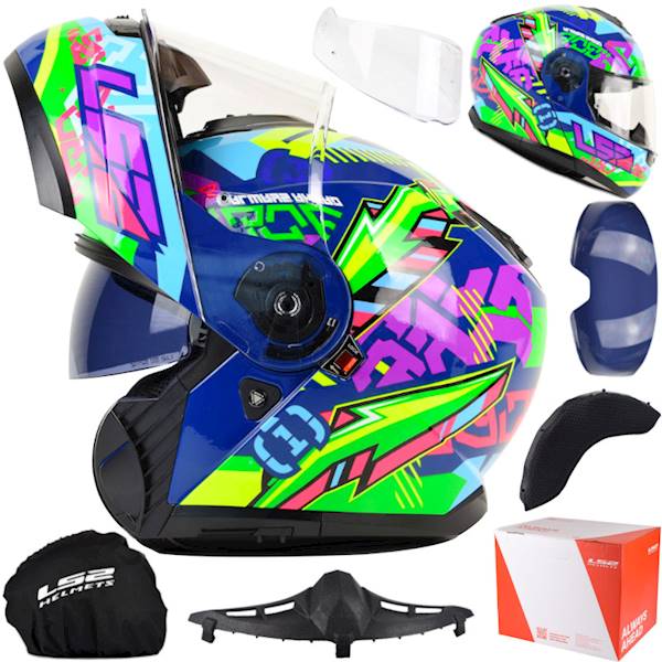 Kask LS2 FF908 Strobe II Svent Blue Green L