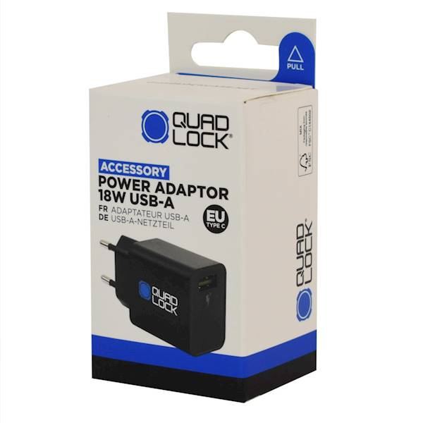 Quad Lock Ładowarka sieciowa 18W (USB A)