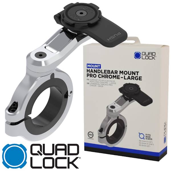 Quad lock PRO Chrom. podstawa mont. na kierow Duża
