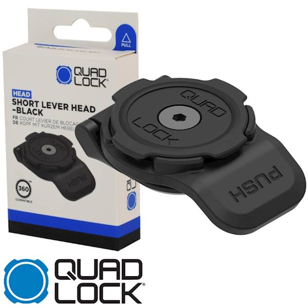 Quad Lock Głowica z krótką dźwignią zwalniając 360