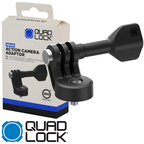 Quad Lock Głowica do kamer sportowych 360
