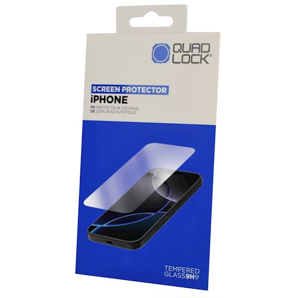 Quad Lock Szkło na wyświetlacz iPhone 16 Pro