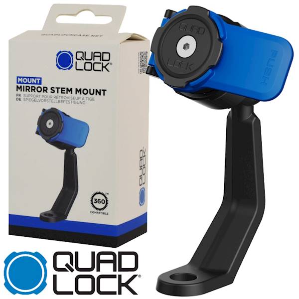Quad Lock Scooter/Motorcycle - Mirror Stem Mount