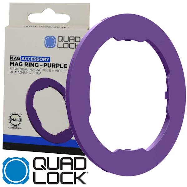 Quad Lock Fioletowy pierścień MAG