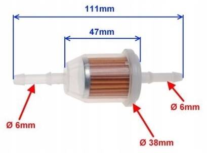 FILTR PALIWA WKŁAD PAPIER WM MOTOR OPK 10 SZT