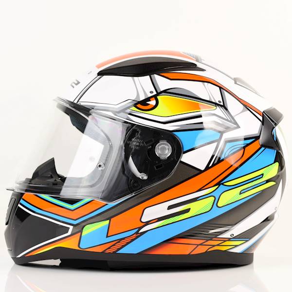 Kask LS2 FF353 Rapid II Xdron White Ora. L