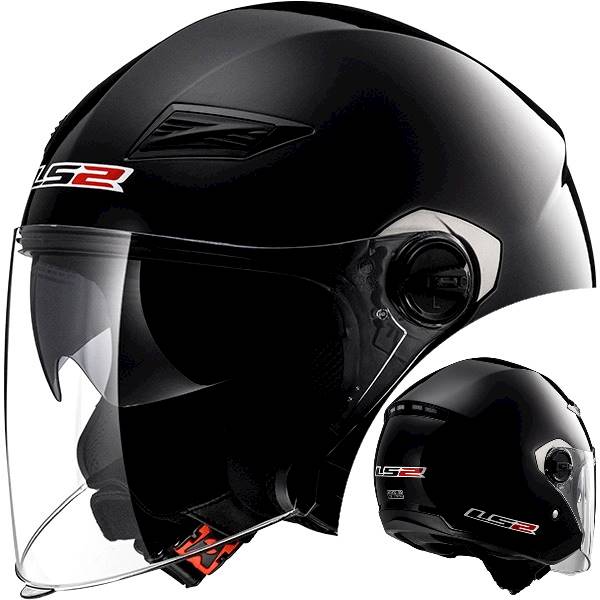 Kask LS2 OF569 Track Solid Black XS